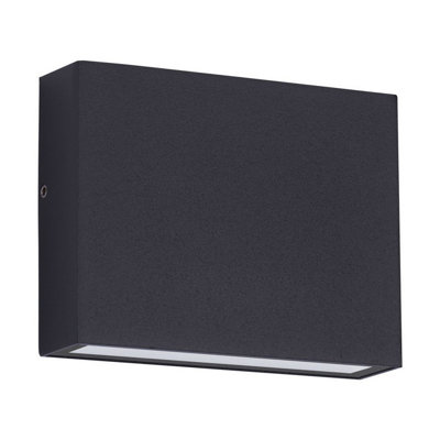 Luminosa Lighting Luminosa Tick Outdoor Wall Down Lamp Sandy Black Led 4W 218Lm Ip54 3000K from B&Q
