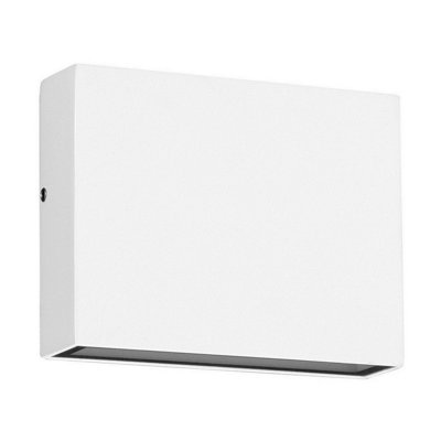 Luminosa Lighting Luminosa Tick Outdoor Wall Down Lamp Sandy White Led 4W 218Lm Ip54 3000K from B&Q