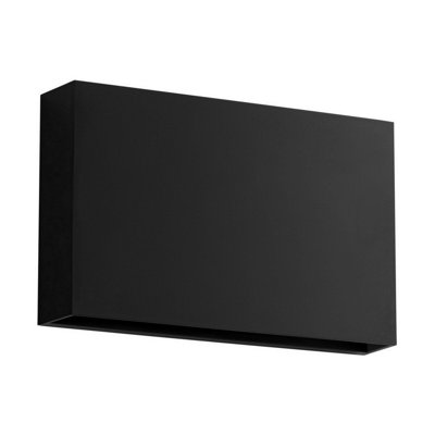 Luminosa Lighting Luminosa Yoko Outdoor Up Down Wall Lamp Sandy Black Led 13W 788Lm Ip65 3000K from B&Q