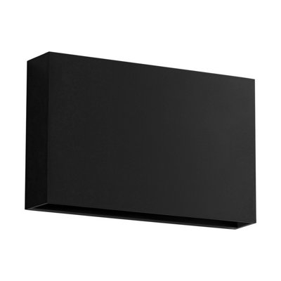 Luminosa Lighting Luminosa Yoko Outdoor Wall Down Lamp Sandy Black Led 7W 374Lm Ip65 3000K from B&Q