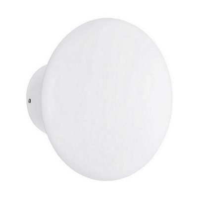 Luminosa Lighting Luminosa Onut Plaster Wall Lamp White Led 10W 566Lm 3000K from B&Q