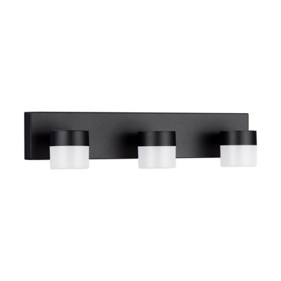Luminosa Lighting Luminosa Teko Bathroom Over Mirror Light Sandy Black Led 17W 1385Lm 3000K Ip44 from B&Q