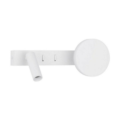 Luminosa Lighting Luminosa Noima Reading Wall Light Sandy White Led 9W 543Lm 3000K from B&Q