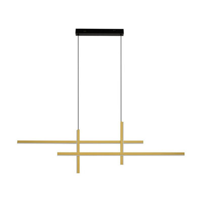 Luminosa Lighting Luminosa Antama Bar Pendant Ceiling Light Sandy BlackGold Triac Dimmable Led 43W 1478Lm 3200K from B&Q