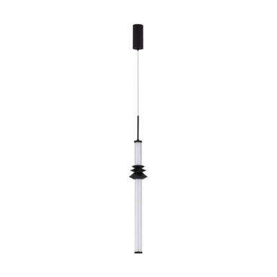 Luminosa Lighting Luminosa Stalactite Slim Pendant Ceiling Light Sandy Black Triac Dimmable Led 8W 465Lm 3000K from B&Q