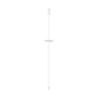 Luminosa Lighting Luminosa Olos 35Cm Pendant Ceiling Light Sandy WhiteChrome Triac Dimmable Led 21W 918Lm 3000K from B&Q