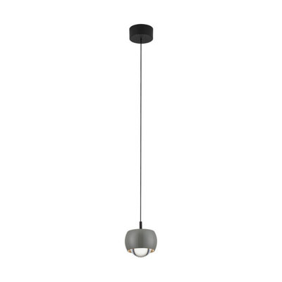 Luminosa Lighting Luminosa Conga Slim Pendant Ceiling Light Grey Led 13W 922Lm 3000K from B&Q