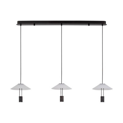 Luminosa Lighting Luminosa Anafi Bar Pendant Ceiling Light Sandy Black Led 24W 1185Lm 3000K from B&Q
