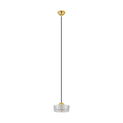 Luminosa Lighting Luminosa Keros Slim Pendant Ceiling Light Platinum Gold Led 6W 394Lm 3000K from B&Q