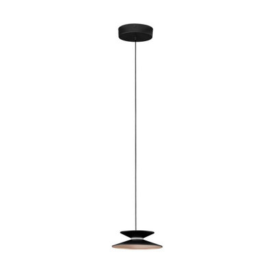 Luminosa Lighting Luminosa Morphi Dome Pendant Ceiling Light Sandy BlackGold Triac Dimmable Led 5W 165Lm 3000K from B&Q