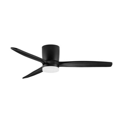 Luminosa Lighting Luminosa Aloa Ceiling Fan Sandy Black Wood Led 18W 1170Lm 3000-4000-6500K Cct Remote Control from B&Q