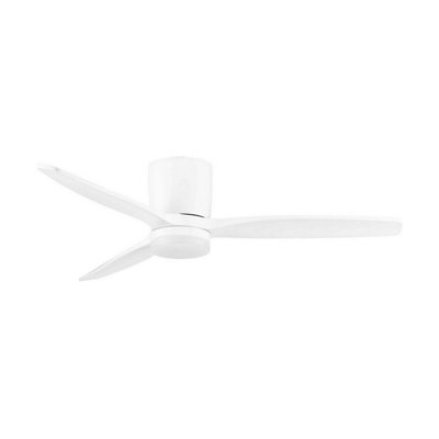 Luminosa Lighting Luminosa Aloa Ceiling Fan Sandy White Wood Led 18W 1170Lm 3000-4000-6500K Cct Remote Control from B&Q