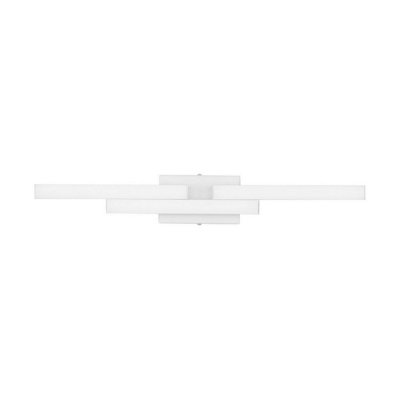 Luminosa Lighting Luminosa Atom Bathroom Over Mirror Light Sandy White Led 14W 1580Lm Ip44 4000K from B&Q