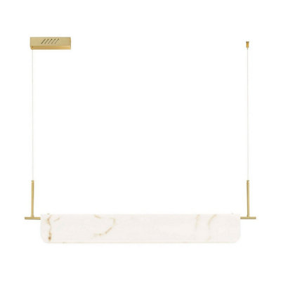 Luminosa Lighting Luminosa Aider Bar Pendant Ceiling Light Brass Gold Triac Dimmable Led 35W 2219Lm 3000K from B&Q