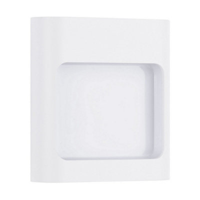 Luminosa Lighting Luminosa Tall Outdoor Flush Wall Lamp Sandy White Led 9W 562Lm Ip54 3000K from B&Q