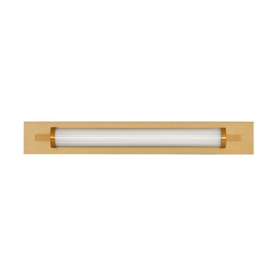 Luminosa Lighting Luminosa Fasko 60Cm Bathroom Over Mirror Light Brass GoldWhite Led 13W 908Lm Ip44 3000K from B&Q