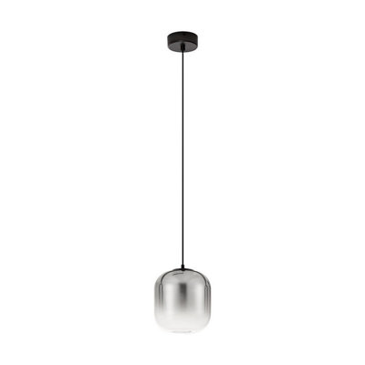 Luminosa Lighting Luminosa Aelia Slim Pendant Ceiling Light SmokeyMatt Black Led 3W 180Lm 3000K from B&Q