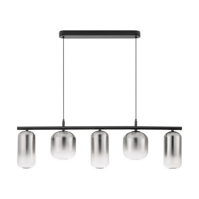 Luminosa Lighting Luminosa Aelia Bar Pendant Ceiling Light SmokeyMatt Black Triac Dimmable Led 19W 1140Lm 3000K from B&Q