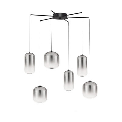 Luminosa Lighting Luminosa Aelia Cluster Pendant Ceiling Light SmokeyMatt Black Triac Dimmable Led 25W 1500Lm 3000K from B&Q
