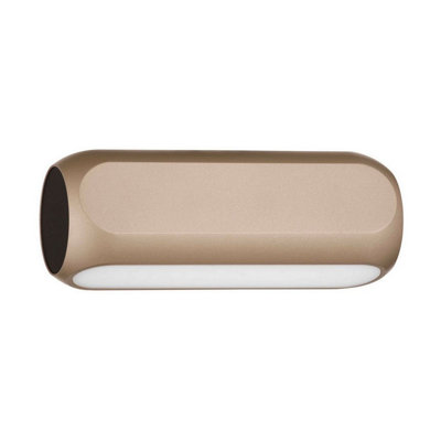 Luminosa Lighting Luminosa Elli Integrated Led Semi Flush Ceiling Light Champagne GoldMatt Black Triac Dimmable Led 11W 475Lm 3000K from B&Q