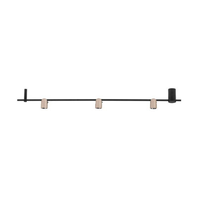 Luminosa Lighting Luminosa Sirmos Ceiling Spotlight Bar Champagne GoldSandy Black Triac Dimmable Led 21W 1561Lm 3000K from B&Q
