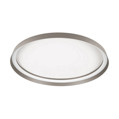 Luminosa Lighting Luminosa Ormi 60Cm Flush Ceiling Light Champagne Brown Triac Dimmable Led 48W 3361Lm 2700-3000-4000K Cct from B&Q
