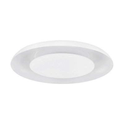 Luminosa Lighting Luminosa Epos 60Cm Flush Ceiling Light Sandy White Triac Dimmable Led 38W 2200Lm 2700-3000-4000K Cct from B&Q