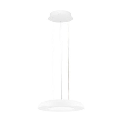 Luminosa Lighting Luminosa Epos 40Cm Dome Pendant Ceiling Light Sandy White Triac Dimmable Led 24W 1208Lm 2700-3000-4000K Cct from B&Q