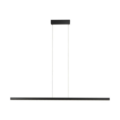 Luminosa Lighting Luminosa Deos Bar Pendant Ceiling Light Sandy Black Triac Dimmable Led 25W 2255Lm 3000K from B&Q