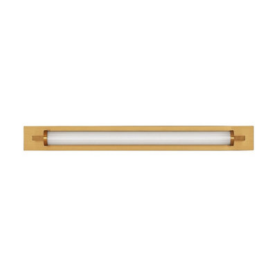 Luminosa Lighting Luminosa Fasko 80Cm Bathroom Over Mirror Light Brass GoldWhite Led 16W 1148Lm Ip44 3000K from B&Q