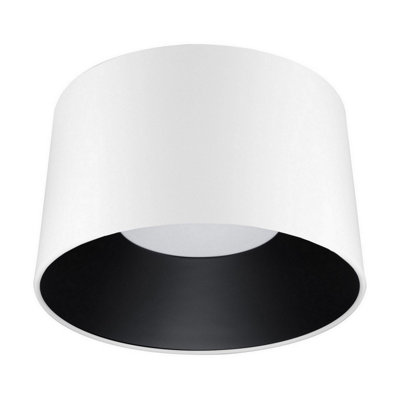 Luminosa Lighting Luminosa Atil Surface Mounted Downlight Sandy WhiteBlack Led 35W 2080Lm 3000K from B&Q