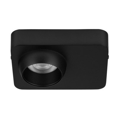 Luminosa Lighting Luminosa Kedros Semi Flush Ceiling Light Black Led 9W 717Lm 3000K
