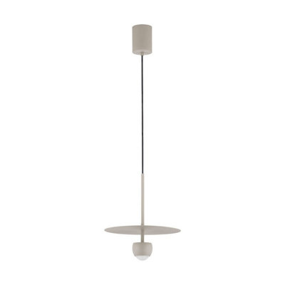 Luminosa Lighting Luminosa Edem Pendant Ceiling Light Beige Led 8W 590Lm 3000K from B&Q