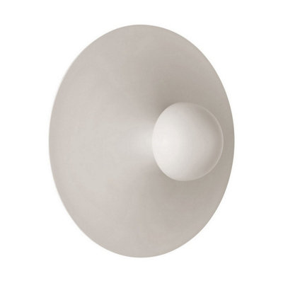 Luminosa Lighting Luminosa Edem 25Cm Wall Lamp Beige Led 9W 315Lm 3000K from B&Q