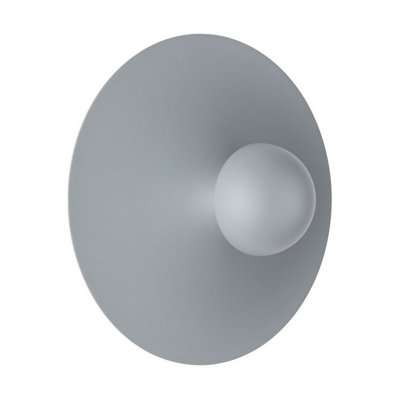 Luminosa Lighting Luminosa Edem 25Cm Wall Lamp Bluish Grey Led 9W 315Lm 3000K from B&Q