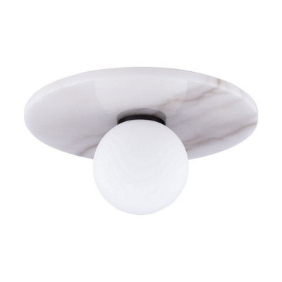 Luminosa Lighting Luminosa Idor Globe Ceiling Light OpalWhite Led G9 1X5W from B&Q