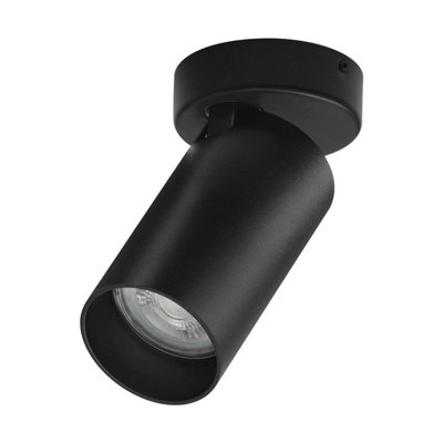 Luminosa Lighting Luminosa Oso Surface Mounted Downlight Sandy Black Gu10 1X10W from B&Q