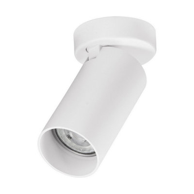Luminosa Lighting Luminosa Oso Surface Mounted Downlight Sandy White Gu10 1X10W from B&Q