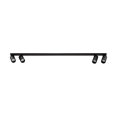 Luminosa Lighting Luminosa Oso Ceiling Spotlight Bar Sandy Black Gu10 4X10W from B&Q