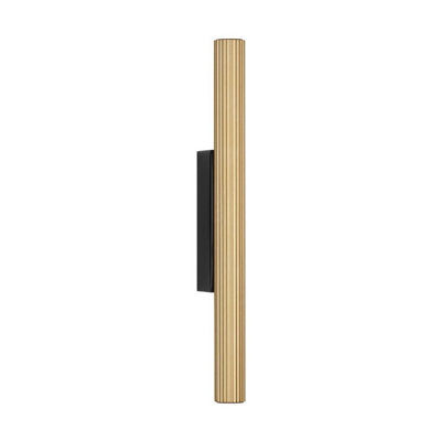 Luminosa Lighting Luminosa Paron Up & Down Wall Lamp Sandy BlackGold Led 11W 507Lm 3000K from B&Q