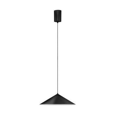 Luminosa Lighting Luminosa Lui 40Cm Dome Pendant Ceiling Light Sandy Black Led 12W 767Lm 3000K from B&Q