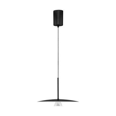 Luminosa Lighting Luminosa Lopo 35Cm Dome Pendant Ceiling Light Sandy Black Led 8W 640Lm 3000K from B&Q