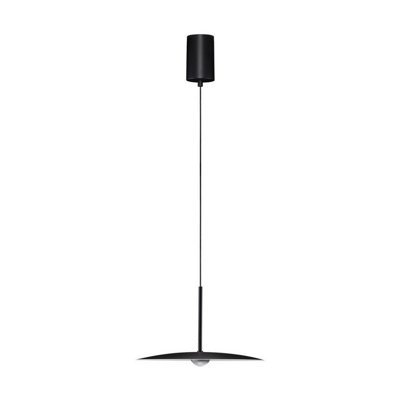 Luminosa Lighting Luminosa Mira 35Cm Dome Pendant Ceiling Light Sandy Black Led 8W 580Lm 3000K from B&Q
