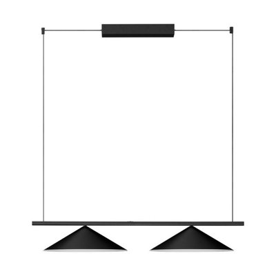Luminosa Lighting Luminosa Lui 100Cm Bar Pendant Ceiling Light Sandy Black Led 24W 1534Lm 3000K from B&Q