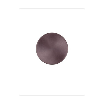 Luminosa Lighting Luminosa Cyrcle 22Cm Flush Wall Lamp Brushed Coffee Led 12W 720Lm 3000K from B&Q
