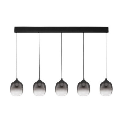 Luminosa Lighting Luminosa Kita Bar Pendant Ceiling Light SmokeySandy Black Triac Dimmable Led 28W 2222Lm 3000K from B&Q