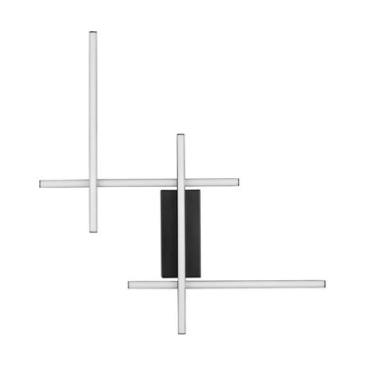 Luminosa Lighting Luminosa Apecho Integrated Led Wall Lamp Sandy Black Triac Dimmable Led 28W 1055Lm 3200K from B&Q