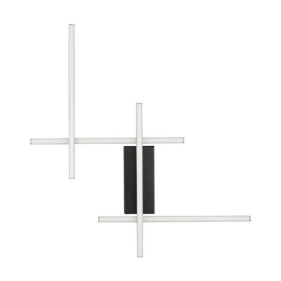 Luminosa Lighting Luminosa Apecho Integrated Led Wall Lamp Sandy BlackGold Triac Dimmable Led 34W 1215Lm 3200K from B&Q