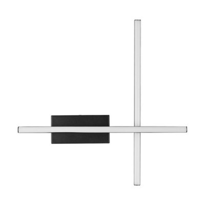 Luminosa Lighting Luminosa Quam Integrated Led Wall Lamp Sandy Black Triac Dimmable Led 14W 622Lm 3200K from B&Q