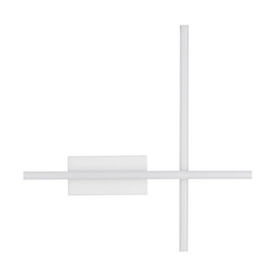 Luminosa Lighting Luminosa Quam Integrated Led Wall Lamp Sandy White Triac Dimmable Led 14W 652Lm 3200K from B&Q